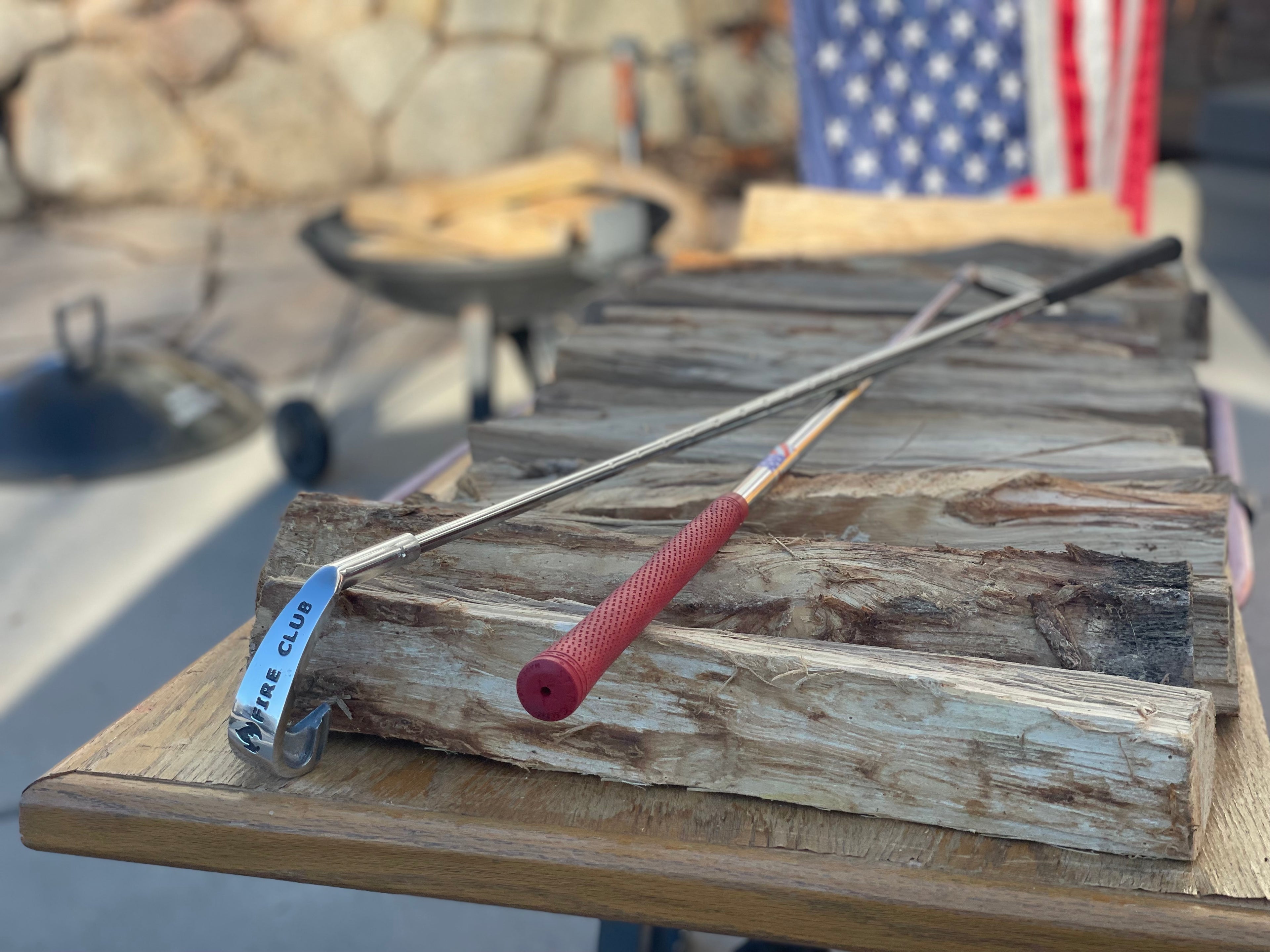 The Twosome FireClub 2 Pack - 43” Long Fire Pokers Made in USA