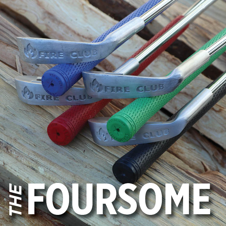 The Foursome FireClub 4 Pack - 43” Long Fire Pokers Made in USA
