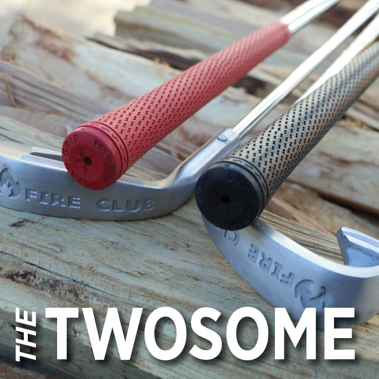 The Twosome FireClub 2 Pack - 43” Long Fire Pokers Made in USA